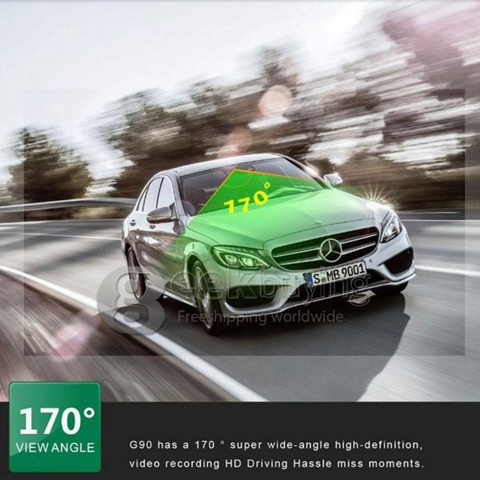 Blackview G90 Ambarella A7LA30 5.0 Megapixels Full HD 1080P 2.7' LCD 170 Degrees Wide-angle Lens Car DVR Dashcam with G-Sensor Loop recording HDR