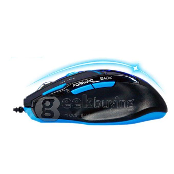 AULA LED Back-lit USB Gaming Multimedia Keyboard and 7D Wired Optical Gaming Mouse
