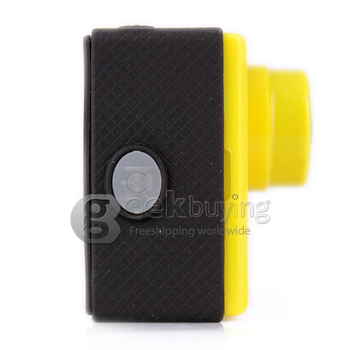 EXCAM04 FHD 8 Mega Pixels 2.0 Inch Waterproof Sports Camera Action Video Camcorder - 1080p 30FPS, 150 Degree Wide Lens (Yellow)