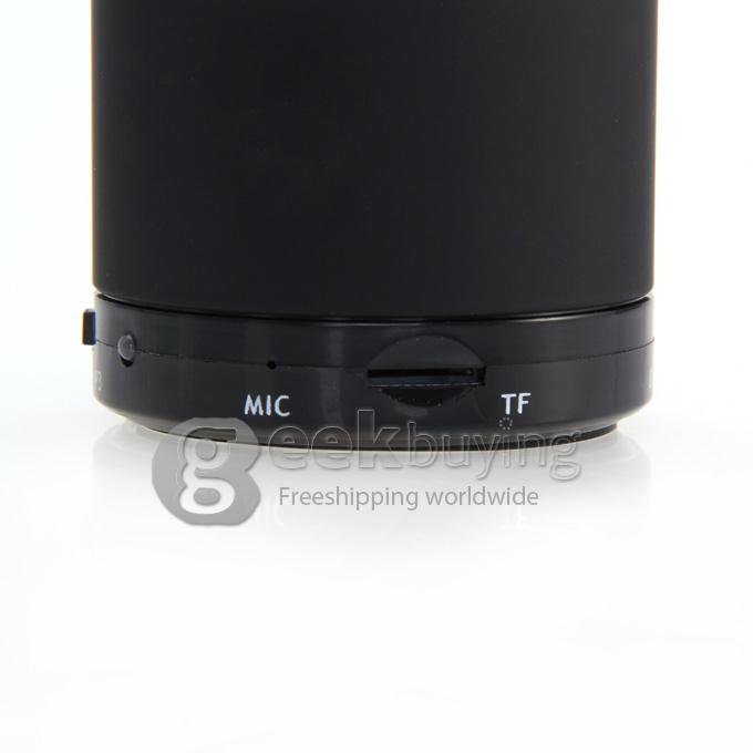 Wireless Portable Mini Bluetooth Speaker for Smart Phone MP3 PAD with Mic - Black