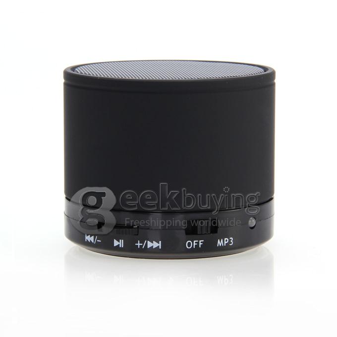 Wireless Portable Mini Bluetooth Speaker for Smart Phone MP3 PAD with Mic - Black