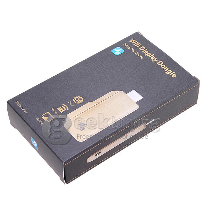 TS-02 EZCast Miracast HDMI TV Dongle for IOS Android Windows DLNA Miracast Airpaly Mirror OP Gold