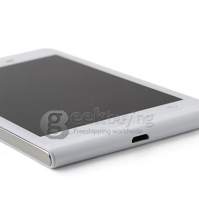 JIAKE P6 5.0Inch OGS Screen MTK6582 Quad Core 1GB 8GB 8.0MP Android 4.2  3G/GPS/Gesture Sensing- White