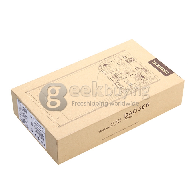 [HK Stock]DOOGEE DG550 MTK6592 Octa Core 1.7GHz 5.5 Inch Android 4.2 OS Smartphone 1GB RAM 16GB ROM 8.0MP 3G/GPS White