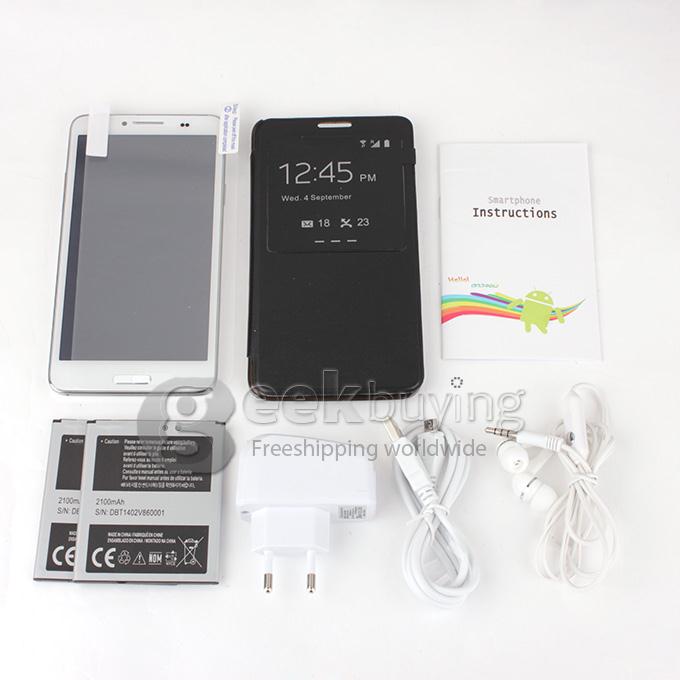 Mpei MP-N9950 MTK65821.3GHz Quad Core 1.3GHz 5.5Inch Android 4.2 OS Smartphone 1GB RAM 4GB ROM IPS QHD Screen 8.0MP Camera 3G GPS - White