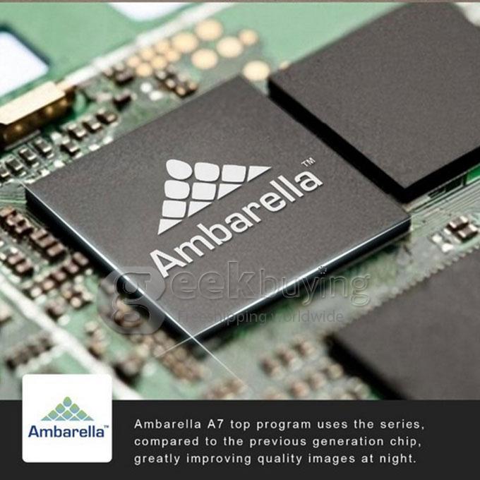 Blackview G90 Ambarella A7LA30 5.0 Megapixels Full HD 1080P 2.7' LCD 170 Degrees Wide-angle Lens Car DVR Dashcam with G-Sensor Loop recording HDR