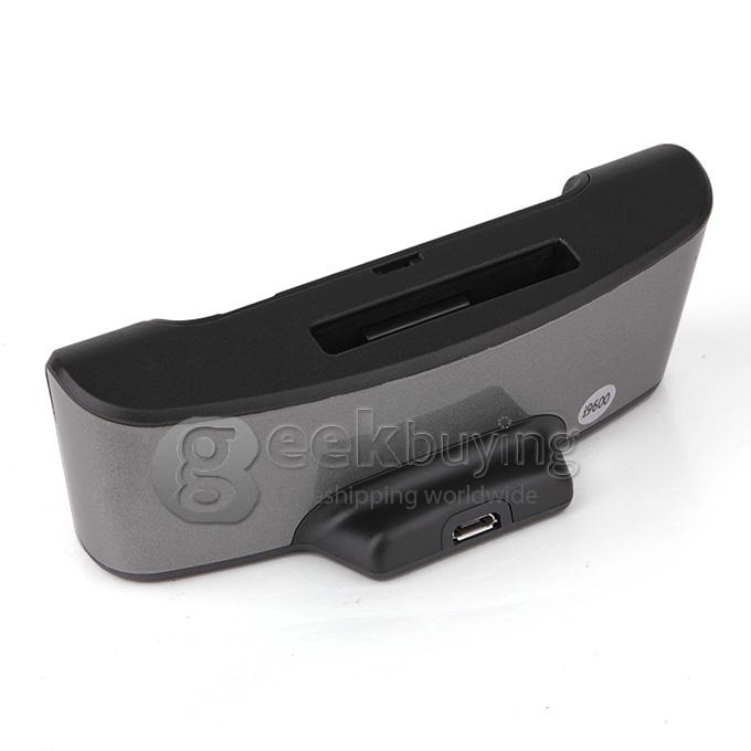 Black Dock Cradle Battery Charger + Battery Slot For Samsung Galaxy S5 I9600