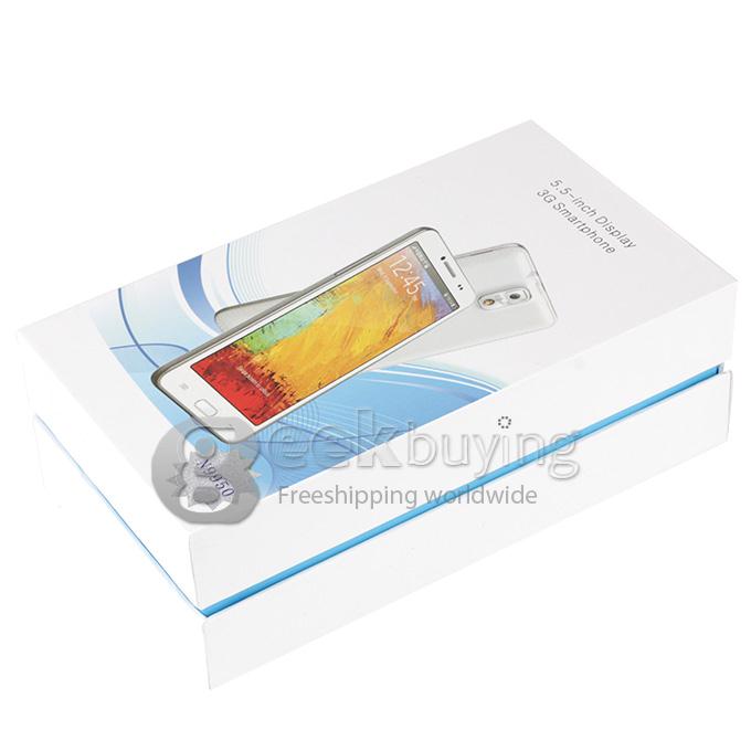Mpei MP-N9950 MTK65821.3GHz Quad Core 1.3GHz 5.5Inch Android 4.2 OS Smartphone 1GB RAM 4GB ROM IPS QHD Screen 8.0MP Camera 3G GPS - White