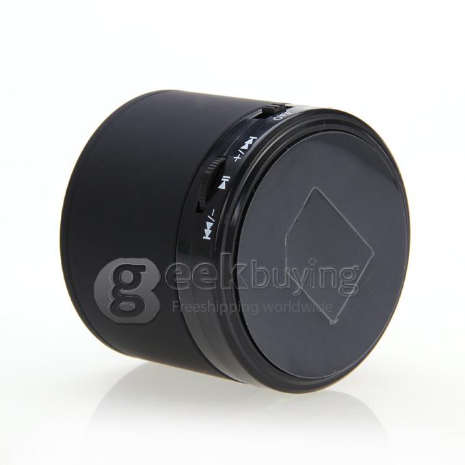 Wireless Portable Mini Bluetooth Speaker for Smart Phone MP3 PAD with Mic - Black