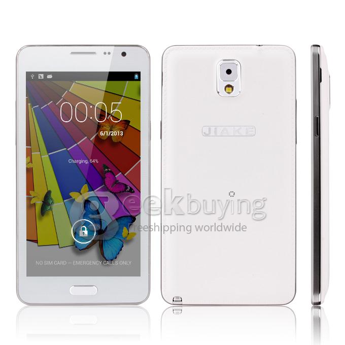 JIAKE N900W 5.3 inch Dual Core MTK6572 1.2GHz 512MB+4GB Android 4.2 3G/GPS- White