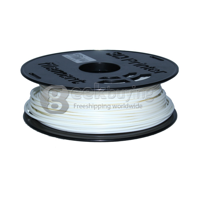 3D Printer Material PLA Filaments Consumables 3mm 1kg Plastic Cable - White