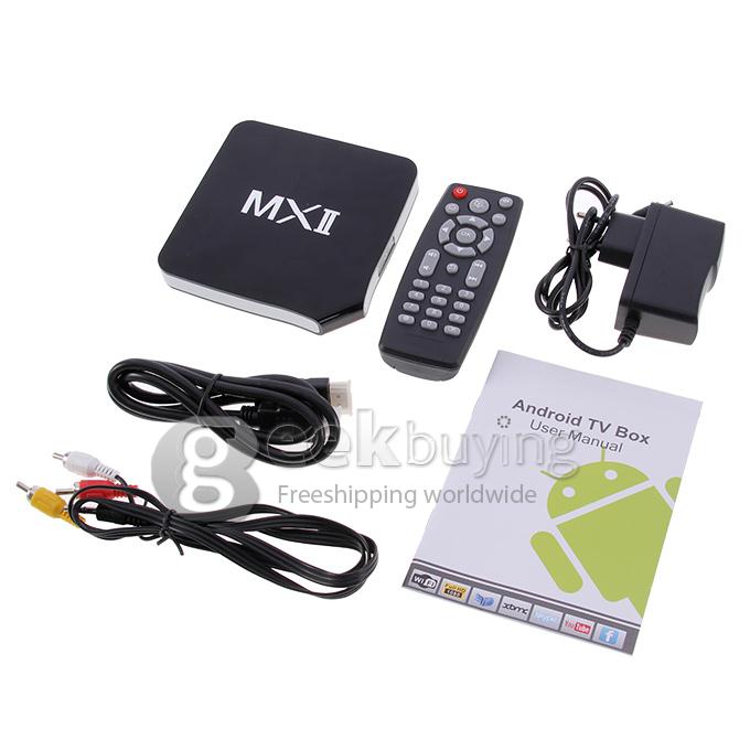 MXII AML8726MX Cortex A9 Android 4.2 TV BOX Amlogic MX 1G/8G XBMC