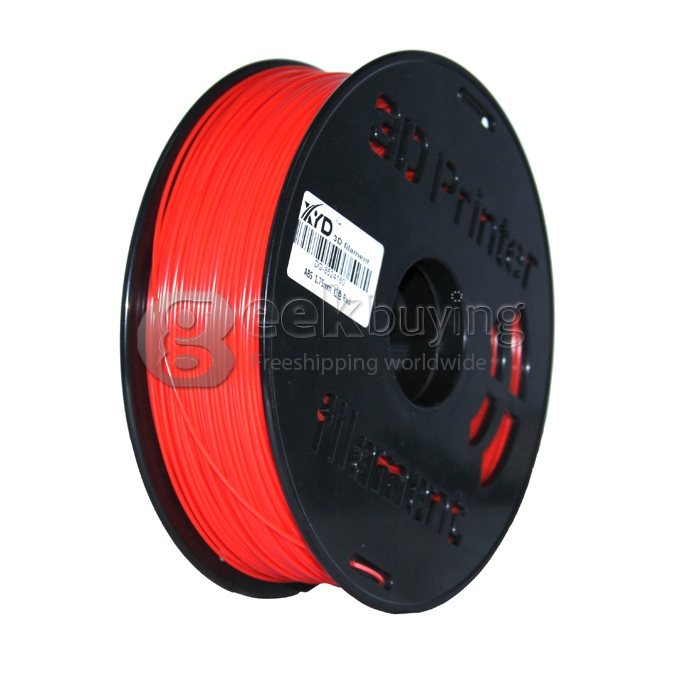 3D Printer Material PLA Filaments Consumables 3mm 1kg Plastic Cable - Red