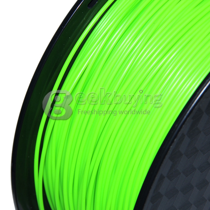 3D Printer Material ABS Filaments Consumables 3mm 1kg Plastic Cable - Green