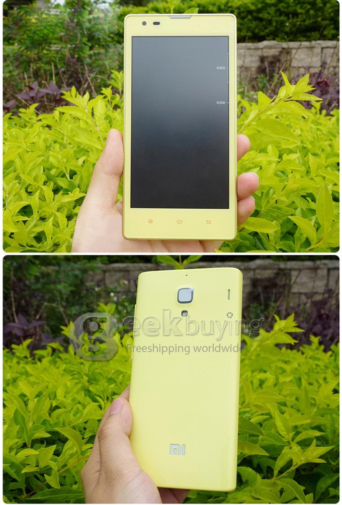 Xiaomi Redmi 1S 4.7Inch Qualcomm Quad core Smartphone MIUI V5 OS IPS HD Screen 1GB RAM 8GB ROM 8.0MP Camera MIUI OTG Gyroscope - Yellow