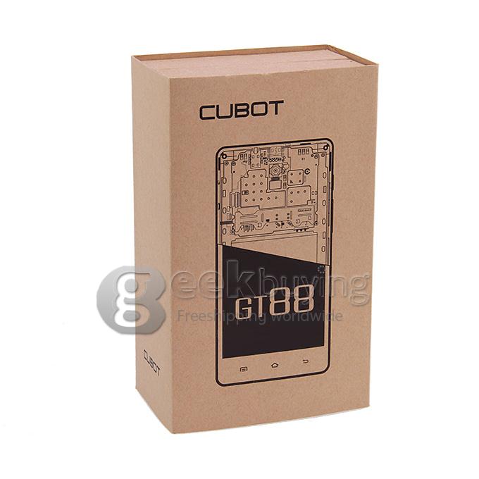 [Spain Stock] CUBOT GT88 5.5Inch QHD Capacitive Touch Screen MTK6572 Dual Core Cortex A7 1.3GHz SmartPhone 512M+4G 8.0MP Android 4.2 3G/GPS - Black