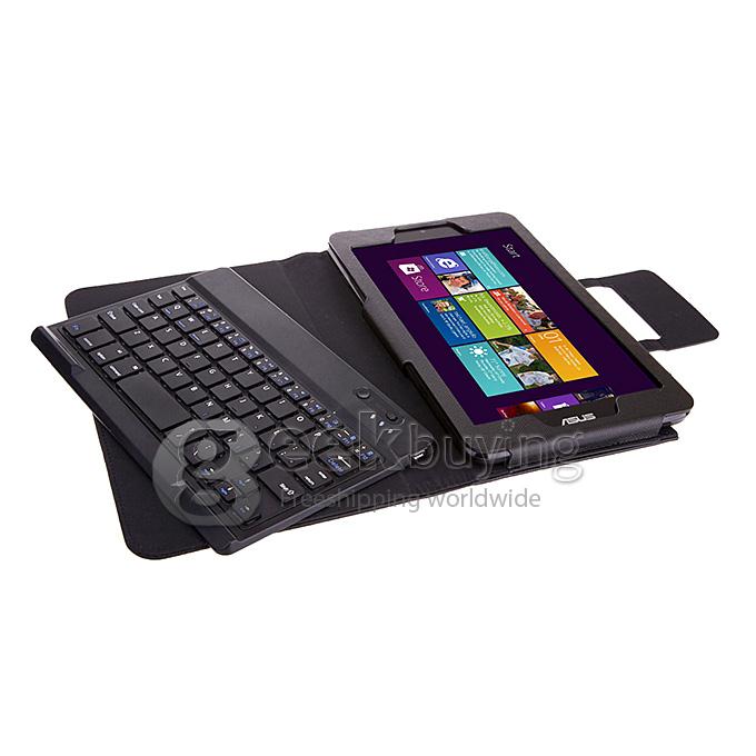Detachable Magnet Bluetooth 3.0 Keyboard Case Cover for Asus VivoTab Note M80TA 8 Inch - Black