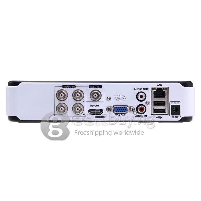 PAL H.264 D1 4CH CCTV DVR Network HDD Digital Video Recorder VGA / RJ45 NET / USB 2.0 iPhone Android View