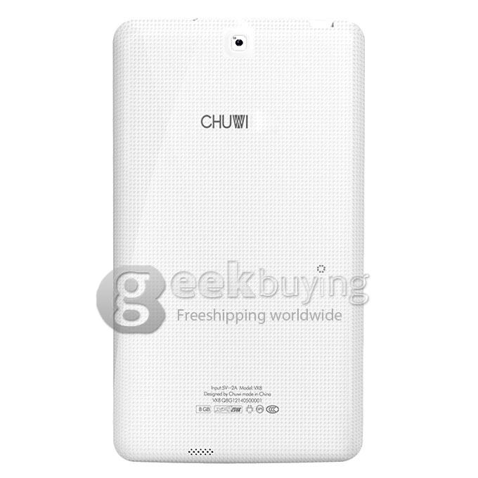 CHUWI VX8 MTK8127 Quad Core 8 Inch Android 4.4 OS Tablet PC 1G RAM 8G ROM IPS Capacitive Touch Screen 1280*800 White