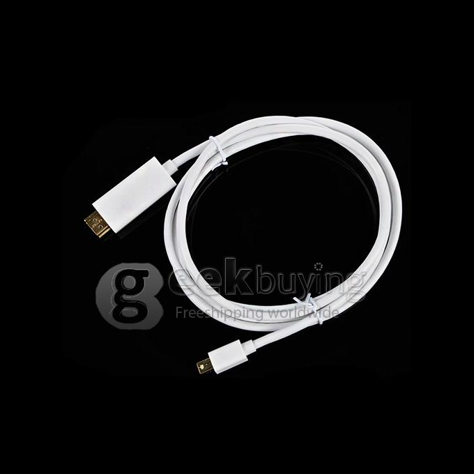 6 FT Mini DisplayPort DP to HDMI Cable Adapter for Microsoft Surface Pro/Pro2/Pro3/Pro4 - White