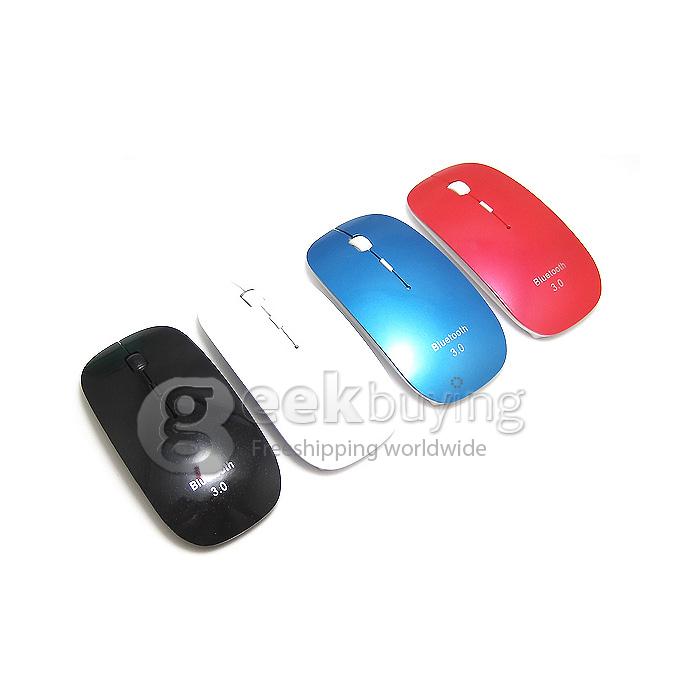Portable Ultrathin Bluetooth 3.0 Mouse for MAC/Windows 98/SE/2000/XP/Vista/Windows 7/Server 2003 Blue
