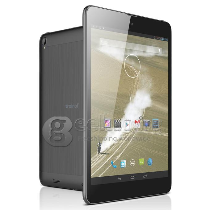Ainol NUMY3G BW2 MTK8382 Quad Core 7.85 Inch Android 4.2.2 OS Tablet PC Phablet 1GB RAM 16GB ROM  Capacitive Touch Screen 1024*768 - Black