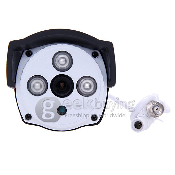 4 Channel CCTV Camera System Kit - Weatherproof 480TVL 3 Array IR Camera +  4CH D1 H.264 Dual Stream DVR + 30M Video Cable