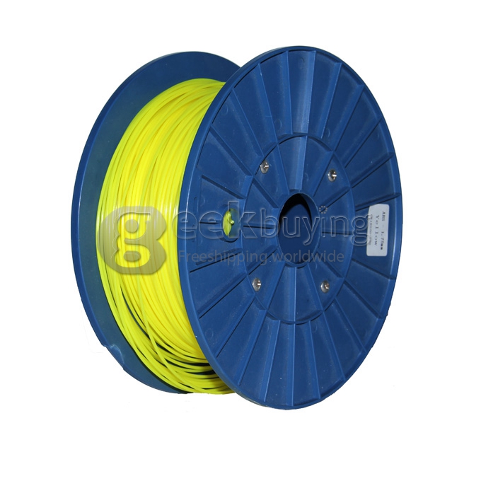 3D Printer Material PLA Filaments Consumables 3mm 1kg Plastic Cable - Yellow