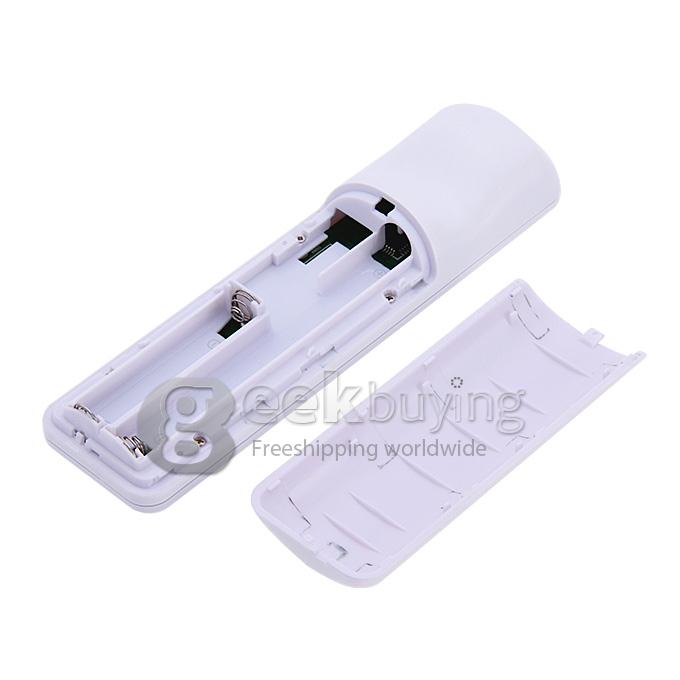 2.4GHz 3D Air Mouse 6-Axis Inertia Sensors Support Motion Sensing Games & Mic Voice Input & Headphone Voice Output - White