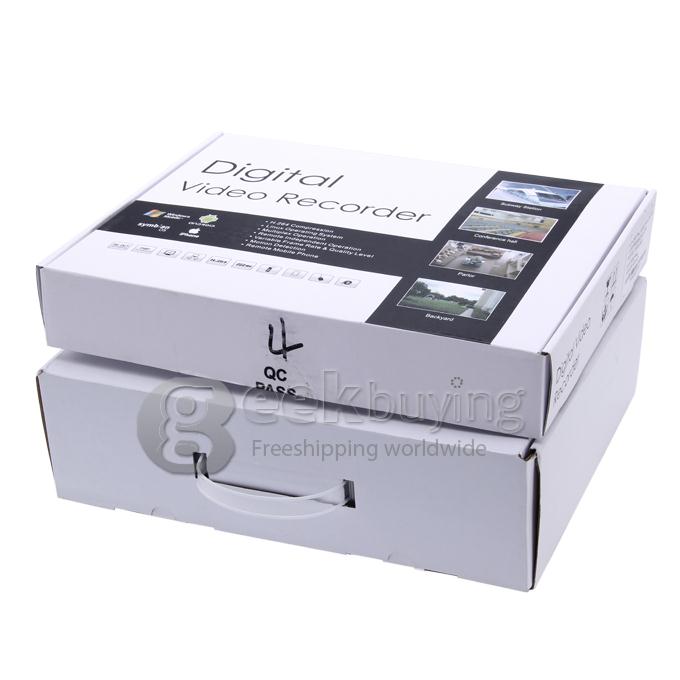 4 Channel CCTV Camera System Kit - Weatherproof 480TVL 3 Array IR Camera +  4CH D1 H.264 Dual Stream DVR + 30M Video Cable