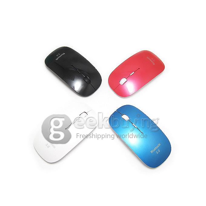 Portable Ultrathin Bluetooth 3.0 Mouse for MAC/Windows 98/SE/2000/XP/Vista/Windows 7/Server 2003 Blue