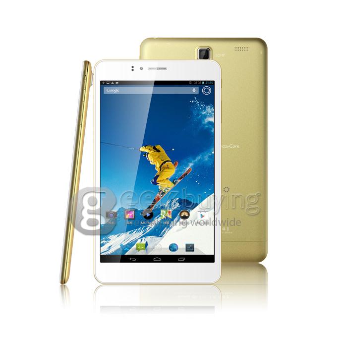 Ainol NUMY Note7 MTK6592 Octa Core 7 Inch IPS Capacitive Touch Screen 1920*1200 3G Tablet PC Phablet  Android 4.4 1G+16G 5.0MP+2.0MP — Golden