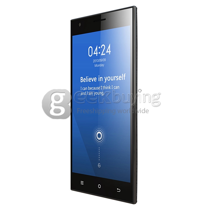 CUBOT S308 MTK6582A Quad Core 1.3GHz 5.0inch  Android 4.4 OS Screen Smart Phone 2GB RAM 16GB ROM 8.0MP HD OGS 3G GPS - Black