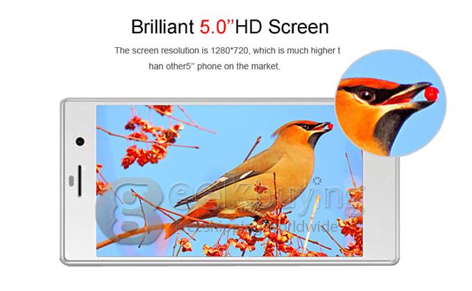 Cenovo N8s MTK6592 Octa Core 1.7GHz 5.0Inch Android 4.2 OS SmartPhone 1GB RAM 8GB ROM IPS HD Screen 13.0MP 3G GPS OTG - White