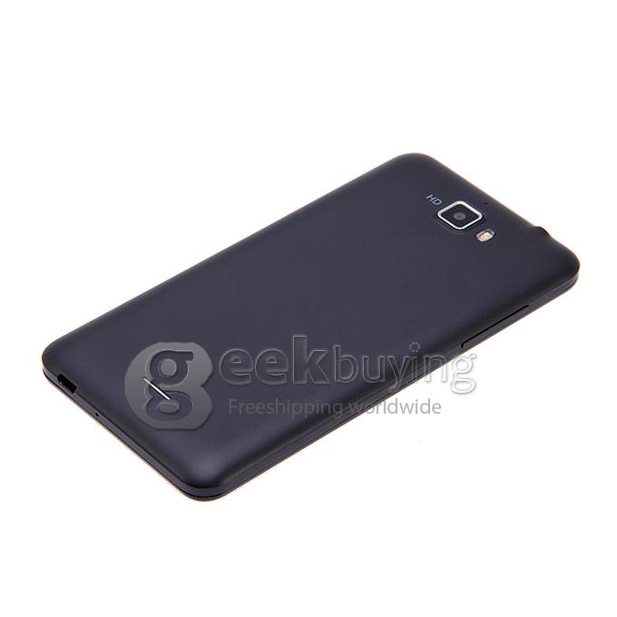 JIAKE F1W 5.0Inch Capacitive Touch Screen MTK6572 Dual Core 1.2GHz Smartphone 512MB+4GB 2.0MP+0.3MP Android 4.2 OS 3G/GPS with Protective Case - Black