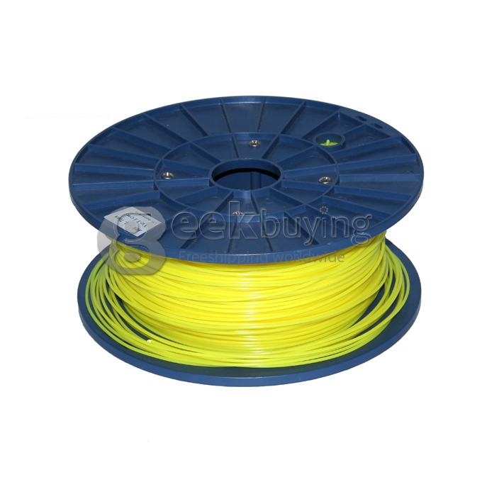 3D Printer Material PLA Filaments Consumables 3mm 1kg Plastic Cable - Yellow