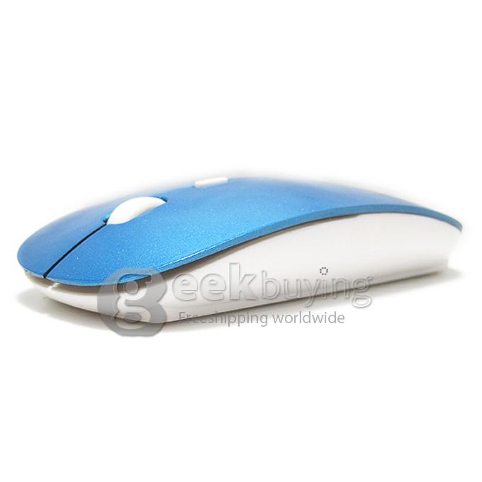 Portable Ultrathin Bluetooth 3.0 Mouse for MAC/Windows 98/SE/2000/XP/Vista/Windows 7/Server 2003 Blue