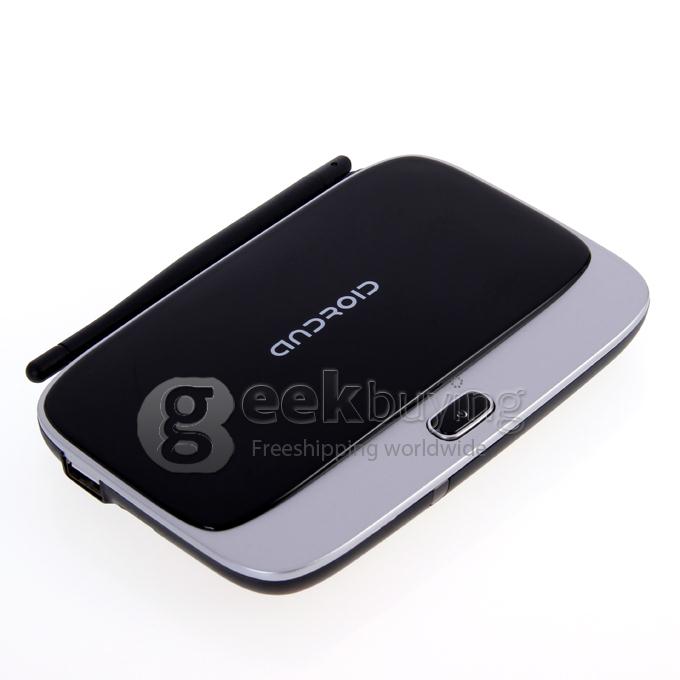 MK888 US Plug Black TV Box RK3188T Quad Core 2G/8G Android 4.2 Bluetooth External Wifi Antenna Ethernet Port