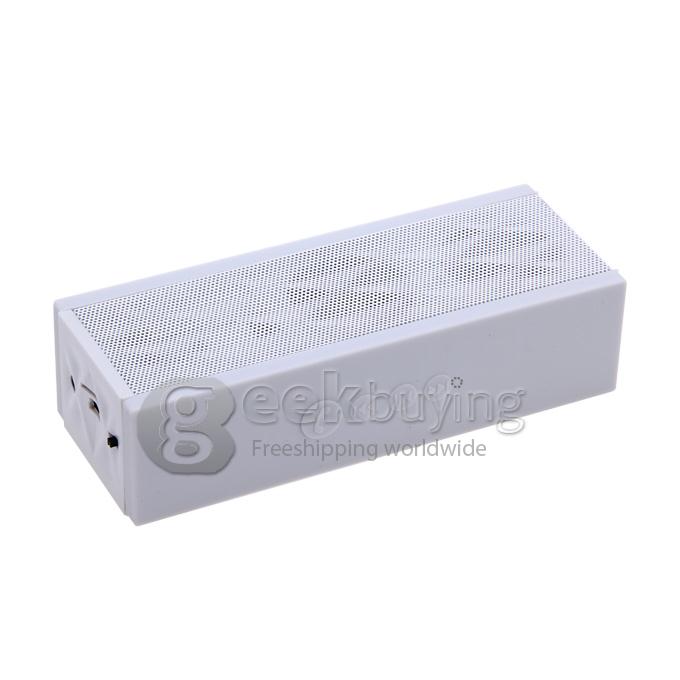 Portable Water Cube Mini Wireless Bluetooth Subwoofer Speaker Sound Box for Smart Phones & Tablet - White