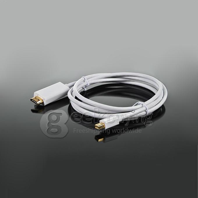 6 FT Mini DisplayPort DP to HDMI Cable Adapter for Microsoft Surface Pro/Pro2/Pro3/Pro4 - White