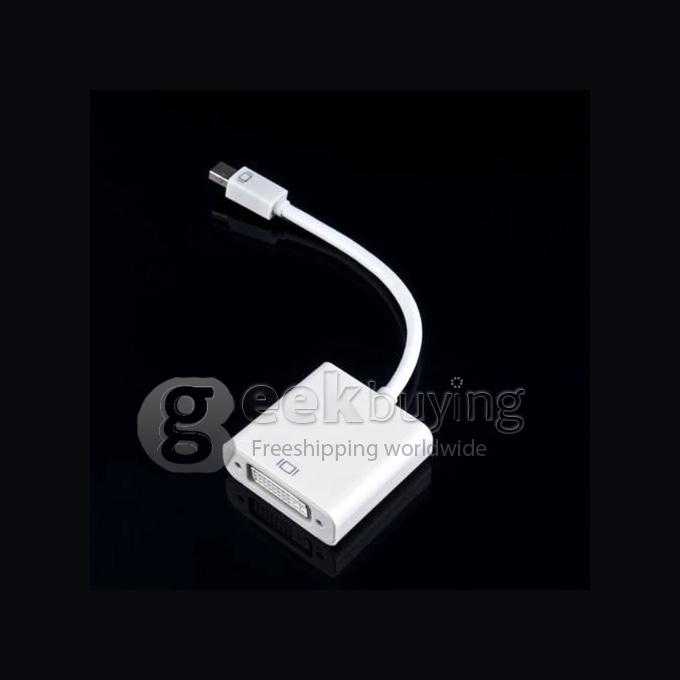 Mini DisplayPort DP to DVI Adapter Cable for Macbook Surface Pro/Pro2/Pro3/Pro4 - White