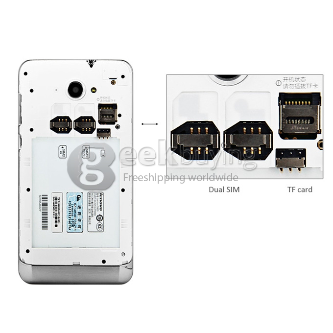 [HK Stock]Lenovo S930 6.0Inch MTK6582 Quad Core SmartPhone  IPS HD Screen 1GB RAM 8GB ROM 8.0MP Camera Android 4.2 3G GPS