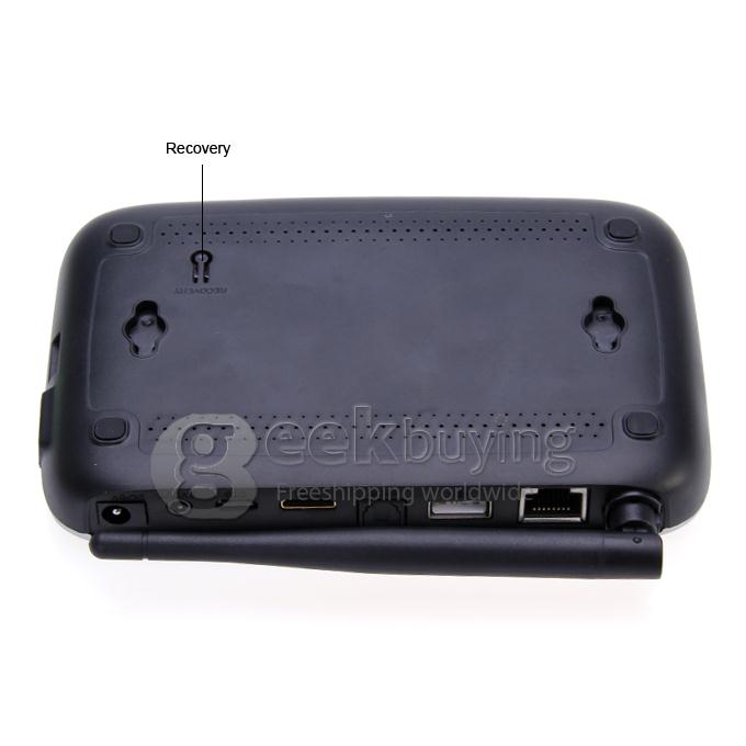 MK888 US Plug Black TV Box RK3188T Quad Core 2G/8G Android 4.2 Bluetooth External Wifi Antenna Ethernet Port