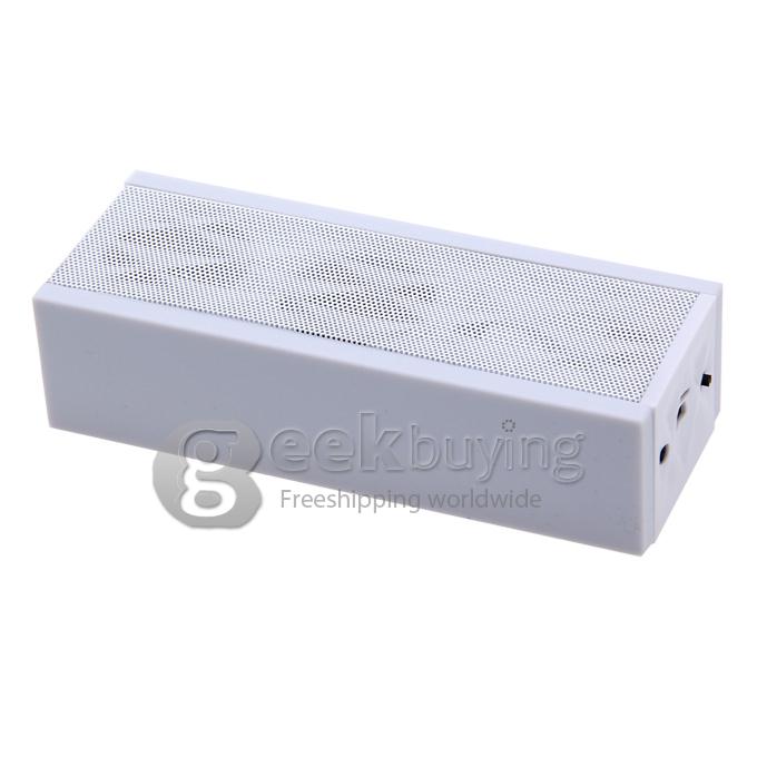 Portable Water Cube Mini Wireless Bluetooth Subwoofer Speaker Sound Box for Smart Phones & Tablet - White