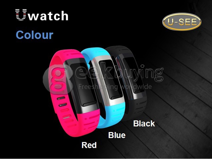 U9 U See U Watch Bluetooth Smart Wrist Waterproof Watch Phone Support WIFI Hotspots For iphone Samsung Sony HTC HUAWEI - Blue
