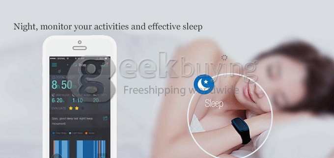 New Arrival ibody Smart Sport Wristband 3D Pedometer Activity Sleep Tracker For Calories Burned & Steps & Distance