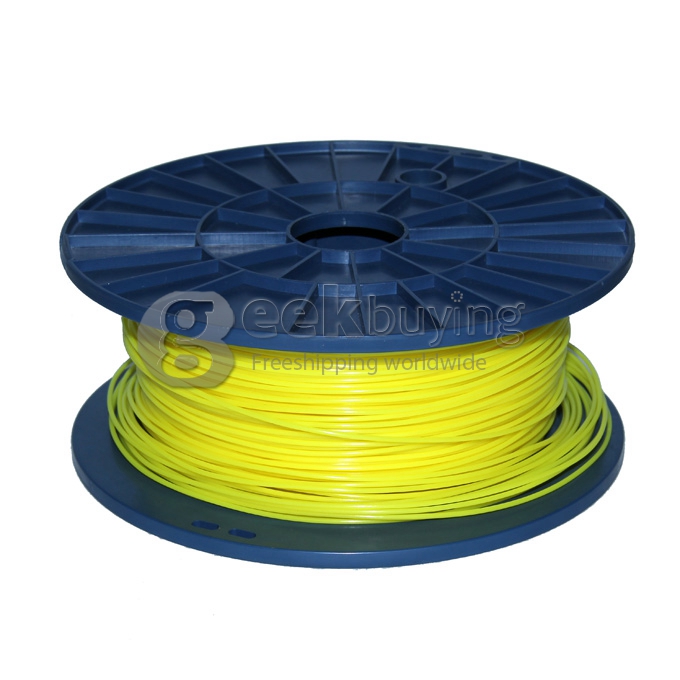3D Printer Material PLA Filaments Consumables 3mm 1kg Plastic Cable - Yellow