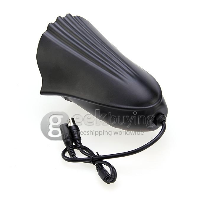 700TVL 1/3 CMOS 8mm Lens 2 IR Array Night Vision Waterproof Outdoor Security CCTV Camera with Bracket - Black (NTSC)