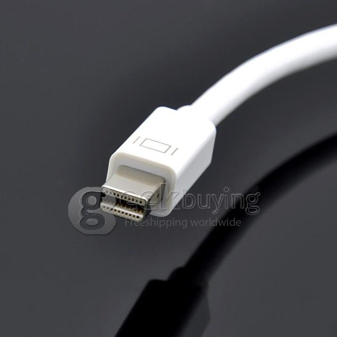 Mini DisplayPort DP to VGA Adapter Converter for Macbook Surface Pro/Pro2/Pro3/Pro4 - White