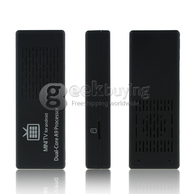MK808B (MK808 Upgrades) RK3066 Cortex-A9 1.6GHz Dual Core Android 4.2 Mini PC TV Dongle 1GB/8GB Bluetooth
